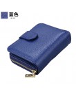 Gorąco!!! skóra bydlęca kobiety portfel karta bankowa torebki moneta kiesa kobieta mała Portomonee Bifold portfel rfid Lady tore