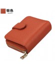 Gorąco!!! skóra bydlęca kobiety portfel karta bankowa torebki moneta kiesa kobieta mała Portomonee Bifold portfel rfid Lady tore