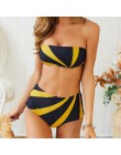2020 nowe damskie seksowne Bikini Mujer wzburzyć Biquinis brazylijskie stroje kąpielowe lato kwiatowy drukowane strój kąpielowy 