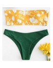 Bikinx Bandeau stroje kąpielowe kobiety push up strój kąpielowy kobiet kaktus drukuj mikrobikini 2019 sexy strój kąpielowy bikin