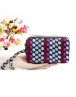 3 Zipper kobiety wodoodporna torebka Cell Pouch torebka portfel kopertówka 2019 New Fashion Beauty heart/ Stars/ Hearts/ Bags