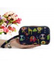 3 Zipper kobiety wodoodporna torebka Cell Pouch torebka portfel kopertówka 2019 New Fashion Beauty heart/ Stars/ Hearts/ Bags
