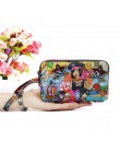 3 Zipper kobiety wodoodporna torebka Cell Pouch torebka portfel kopertówka 2019 New Fashion Beauty heart/ Stars/ Hearts/ Bags