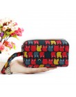 3 Zipper kobiety wodoodporna torebka Cell Pouch torebka portfel kopertówka 2019 New Fashion Beauty heart/ Stars/ Hearts/ Bags