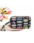 3 Zipper kobiety wodoodporna torebka Cell Pouch torebka portfel kopertówka 2019 New Fashion Beauty heart/ Stars/ Hearts/ Bags