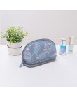 UOSC Portable Flamingo kosmetyczka dwuwarstwowa kosmetyczka podróżna okrągła makijaż torba organizer do pędzli dla kobiety etui
