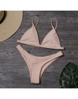 Kobiety stałe Bikini Set Sexy Bikini niskiej talii stroje kąpielowe strój kąpielowy letni strój kąpielowy w stylu Retro kobieta 