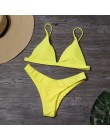Kobiety stałe Bikini Set Sexy Bikini niskiej talii stroje kąpielowe strój kąpielowy letni strój kąpielowy w stylu Retro kobieta 