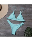 Kobiety stałe Bikini Set Sexy Bikini niskiej talii stroje kąpielowe strój kąpielowy letni strój kąpielowy w stylu Retro kobieta 