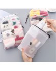 Podróżna kosmetyczka na produkty do makijażu koty przezroczysta kosmetyczka damska Zipper Flamingo wanna Organizer pokrowiec kos