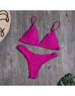 Kobiety stałe Bikini Set Sexy Bikini niskiej talii stroje kąpielowe strój kąpielowy letni strój kąpielowy w stylu Retro kobieta 