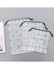 Podróżna kosmetyczka na produkty do makijażu koty przezroczysta kosmetyczka damska Zipper Flamingo wanna Organizer pokrowiec kos