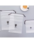 Podróżna kosmetyczka na produkty do makijażu koty przezroczysta kosmetyczka damska Zipper Flamingo wanna Organizer pokrowiec kos