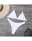 Kobiety stałe Bikini Set Sexy Bikini niskiej talii stroje kąpielowe strój kąpielowy letni strój kąpielowy w stylu Retro kobieta 