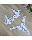 Dwuczęściowy strój kąpielowy dla kobiet bikini na wakacje gładki klasyczny wygodny modny seksowny