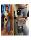 Mihaivina Vintage skórzana torba na talię aligator piterek dla kobiet saszetka biodrowa luksusowy pasek torba projektant/czarna 