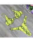 Dwuczęściowy strój kąpielowy dla kobiet bikini na wakacje gładki klasyczny wygodny modny seksowny