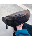 Krokodyl skóra ekologiczna z wzorem saszetki na pas dla kobiet 2019 Solid Color torebka s pasek damski torby na telefon torebka 
