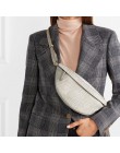 Krótka designerska moda damska saszetka biodrowa wąż skóra ekologiczna z wzorem pasek na co dzień torby damskie luksusowe damski