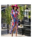 2020 kobiet strój kąpielowy Cover Up rękaw kaftan i tunika na plażę sukienka De Plage solidny biały bawełna Pareo plaża wysoki k