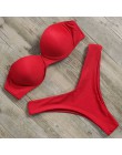 Nadruk zwierzęta Leopard Bikini push up strój kąpielowy damskie seksowne bikini 2020 brazylijskie stringi strój kąpielowy Bandea