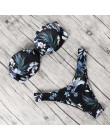 Nadruk zwierzęta Leopard Bikini push up strój kąpielowy damskie seksowne bikini 2020 brazylijskie stringi strój kąpielowy Bandea