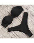 Nadruk zwierzęta Leopard Bikini push up strój kąpielowy damskie seksowne bikini 2020 brazylijskie stringi strój kąpielowy Bandea