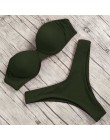 Nadruk zwierzęta Leopard Bikini push up strój kąpielowy damskie seksowne bikini 2020 brazylijskie stringi strój kąpielowy Bandea