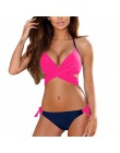 2020 seksowne Bikini Set dwuczęściowy strój kąpielowy kobiety Push Up stroje kąpielowe brazylijski strój kąpielowy kostium kąpie