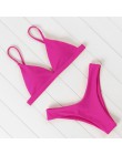 OMKAGI seksowne bikini 2019 strój kąpielowy stroje kąpielowe kobiety Biquini zestaw bikini push-up pływanie strój kąpielowy kost