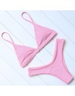 OMKAGI seksowne bikini 2019 strój kąpielowy stroje kąpielowe kobiety Biquini zestaw bikini push-up pływanie strój kąpielowy kost