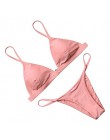 OMKAGI seksowne bikini 2019 strój kąpielowy stroje kąpielowe kobiety Biquini zestaw bikini push-up pływanie strój kąpielowy kost