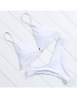 OMKAGI seksowne bikini 2019 strój kąpielowy stroje kąpielowe kobiety Biquini zestaw bikini push-up pływanie strój kąpielowy kost