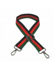 Kolorowy pasek parciany we wzory nylonowy do torebki na ramię regulowany ze sprzączką modny ozdobny