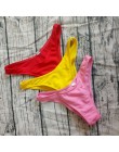 2019 stałe Bikini brazylijski strój kąpielowy kobiety Bikini Set Sexy strój kąpielowy z odsłoniętymi ramionami kobiet pływanie B