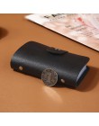 Nowa funkcja PU Leather 24 etui na karty wizytownik na karty biznesowe mężczyźni kobiety torba na karty kredytowe paszport portf