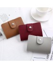 Nowa funkcja PU Leather 24 etui na karty wizytownik na karty biznesowe mężczyźni kobiety torba na karty kredytowe paszport portf
