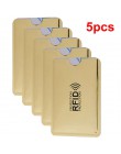 Anti portfel Rfid blokowanie czytnik blokada pojemnik na kartę bankową Id etui na karty bankowe ochrona Metal kredyt uchwyt NFC 