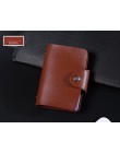 Nowa funkcja PU Leather 24 etui na karty wizytownik na karty biznesowe mężczyźni kobiety torba na karty kredytowe paszport portf