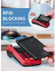 NewBring czarne włókno węglowe-wygląd klip na pieniądze RFID blokowanie prawo jazdy ID gotówka