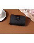 Nowa funkcja PU Leather 24 etui na karty wizytownik na karty biznesowe mężczyźni kobiety torba na karty kredytowe paszport portf