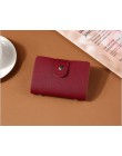 Nowa funkcja PU Leather 24 etui na karty wizytownik na karty biznesowe mężczyźni kobiety torba na karty kredytowe paszport portf