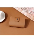Nowa funkcja PU Leather 24 etui na karty wizytownik na karty biznesowe mężczyźni kobiety torba na karty kredytowe paszport portf