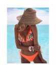 2020 nowa z falbankami Bikini kobiety strój kąpielowy krzyżowe wiązanie stroje kąpielowe zestaw Bikini Push-Up strój kąpielowy b