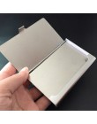 1 PC aluminiowe metalowe etui na karty kredytowe Slim Anti-Scan RFID blokowanie portfela etui na wizytówki