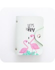 Kobiety skórzany futerał na karty etui na karty kredytowe Student Cute Cartoon identyfikatory portfel paszport wizytownik na kar
