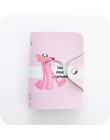 Kobiety skórzany futerał na karty etui na karty kredytowe Student Cute Cartoon identyfikatory portfel paszport wizytownik na kar