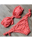Solidny bandeau Bikini Set 2020 Sexy strój kąpielowy kobiety Bikini brazylijski stringi stroje kąpielowe kobiet stanik strój kąp