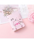 Kobiety skórzany futerał na karty etui na karty kredytowe Student Cute Cartoon identyfikatory portfel paszport wizytownik na kar