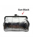 BELLO TUTTI kobiety moneta torebka GenuineLeather portfel z saszetką na karty metalowa rama portmonetka na drobne ForGirls orygi